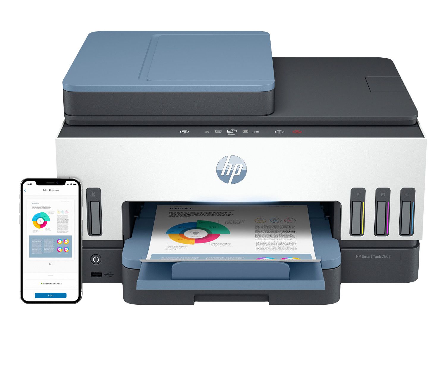 HP Smart Tank 7602 wireless all-in-one printer